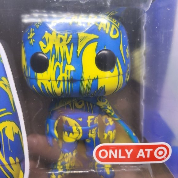 DC Batman (Blue & Yellow) Art Series Target Exclusive Funko Pop - Picture 8 of 9